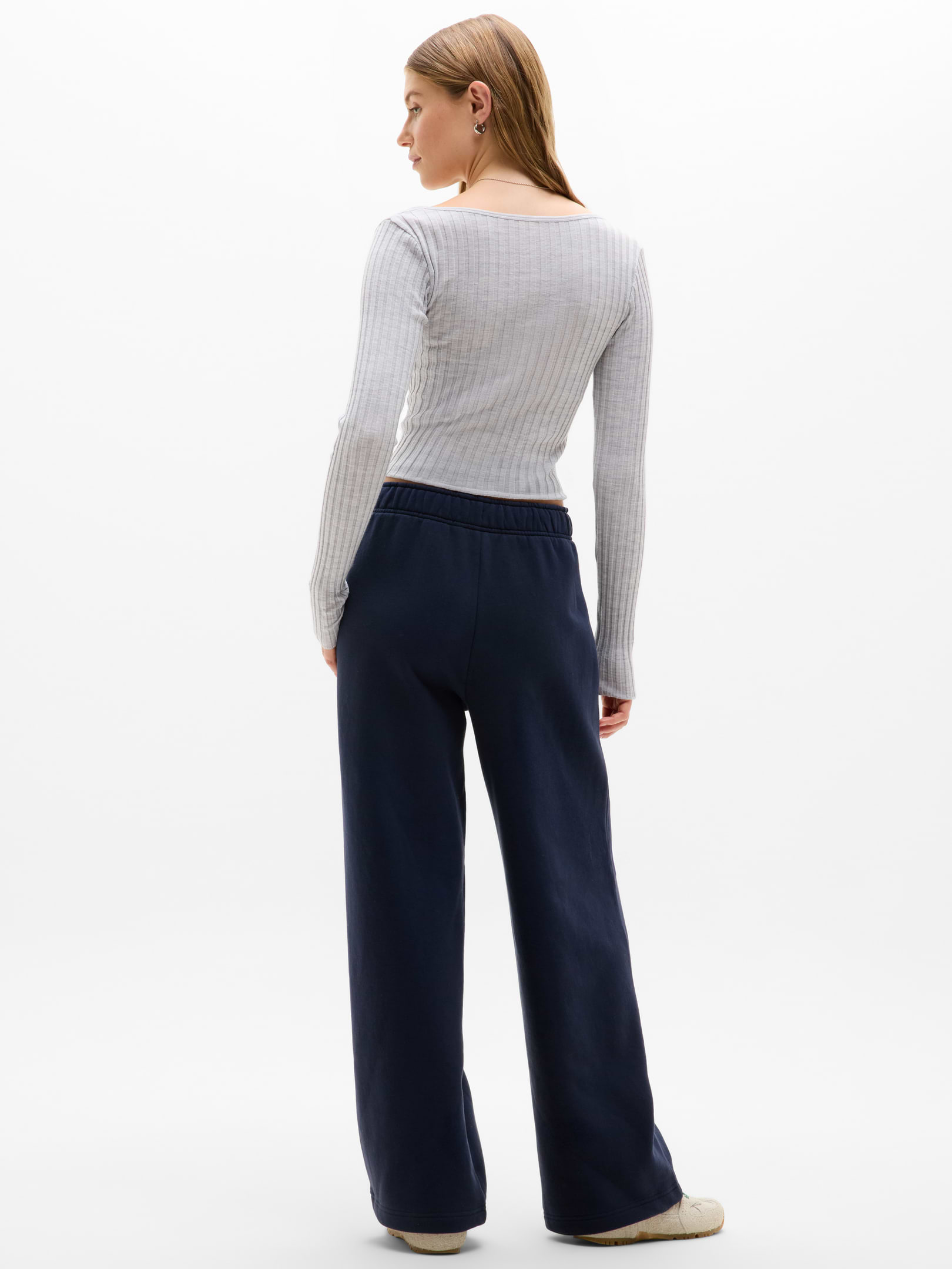 Image number 2 showing, Forever Fleece Wide Leg