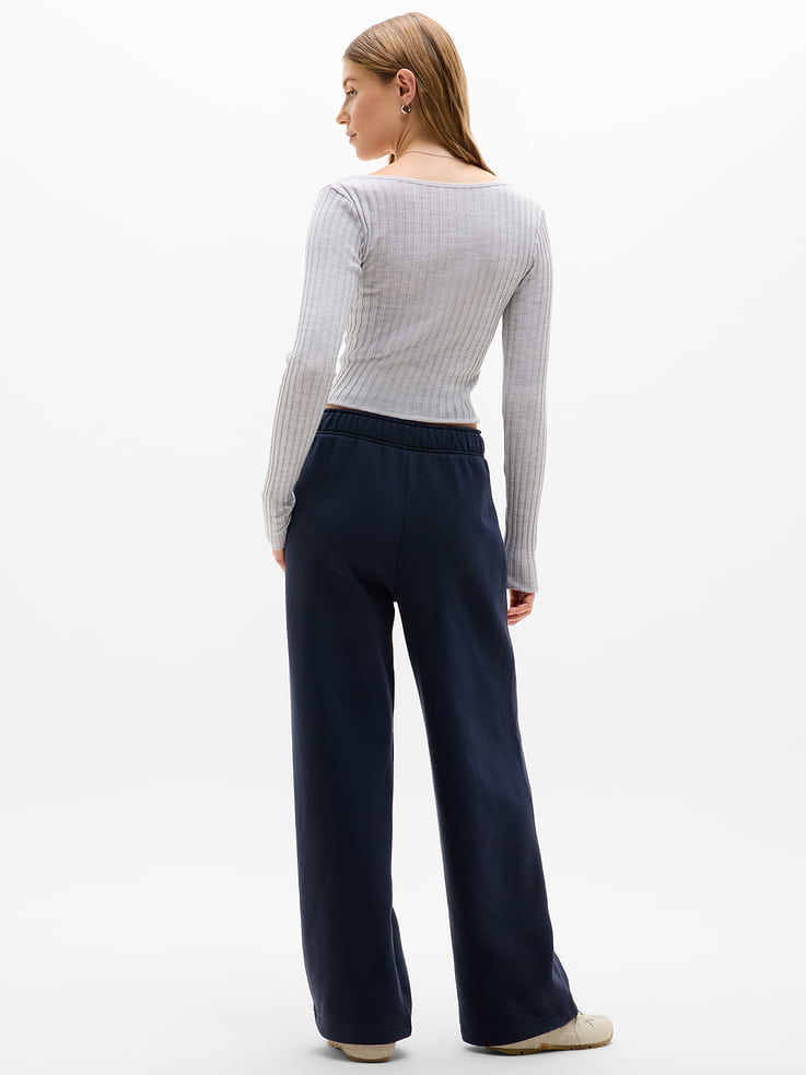 Image number 2 showing, Forever Fleece Wide Leg