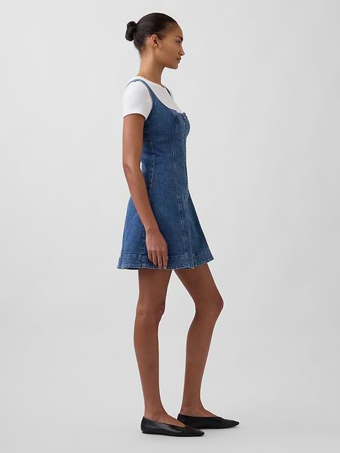 zip up denim mini dress Zip-Front Style:Red A-Line Cheongsam Dress occasion: bridal ChicMe: Women's Fashion Online White denim
