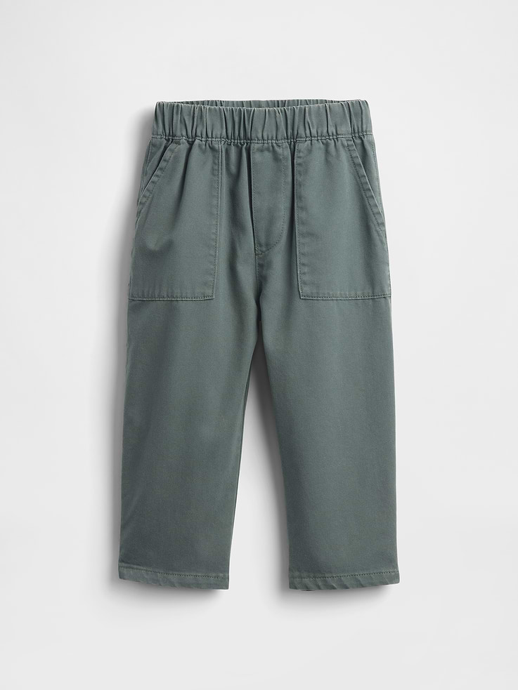 Image number 1 showing, Baby & Toddler UltraSoft Pull-On Barrel Pants
