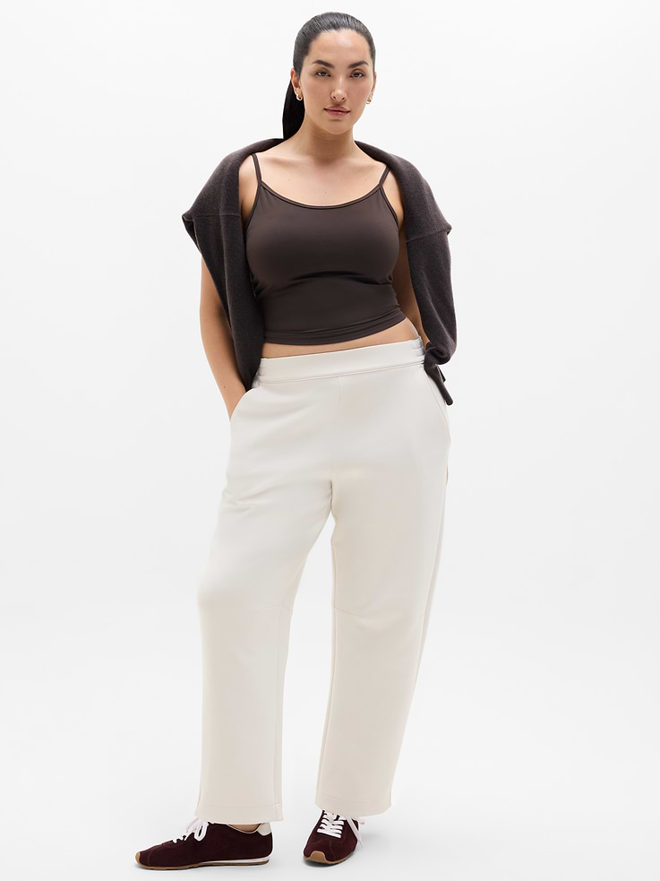 Image number 5 showing, Form Knit Mid Rise Barrel Pant