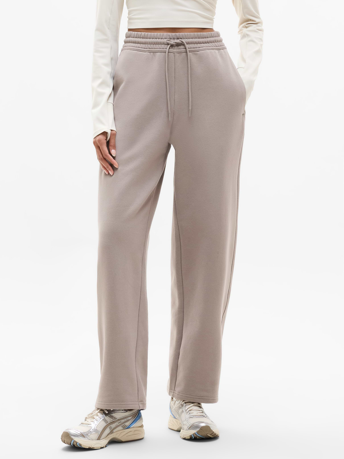Forever Fleece Mid Rise Barrel Pant