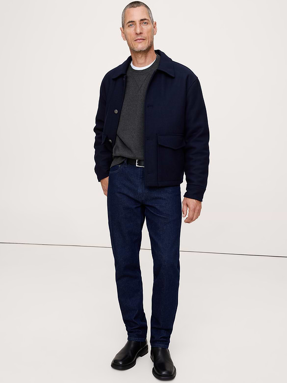 Brushed Fleece Crew-Neck Sweatshirt