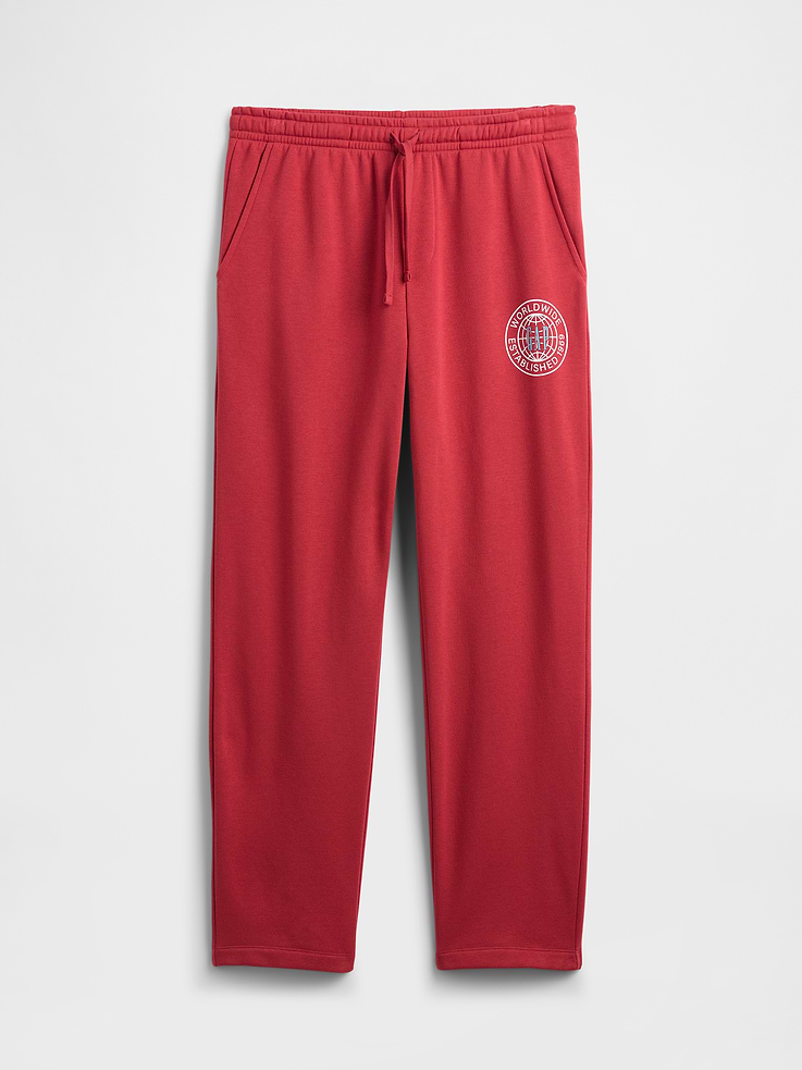 Image 4 of 4, Gap Graphic Straight-Leg Sweatpants