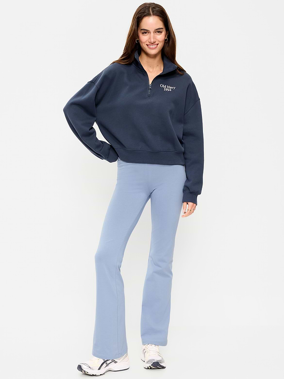 High-Waisted Fashion Flare Leggings