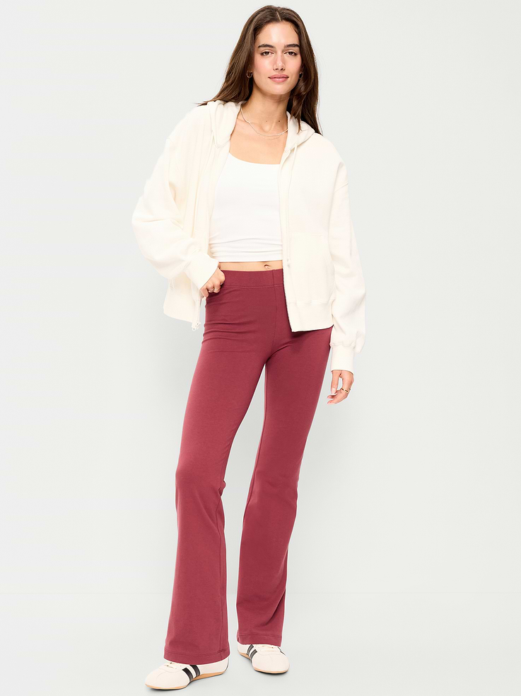 Image number 1 showing, High-Waisted Fashion Flare Leggings