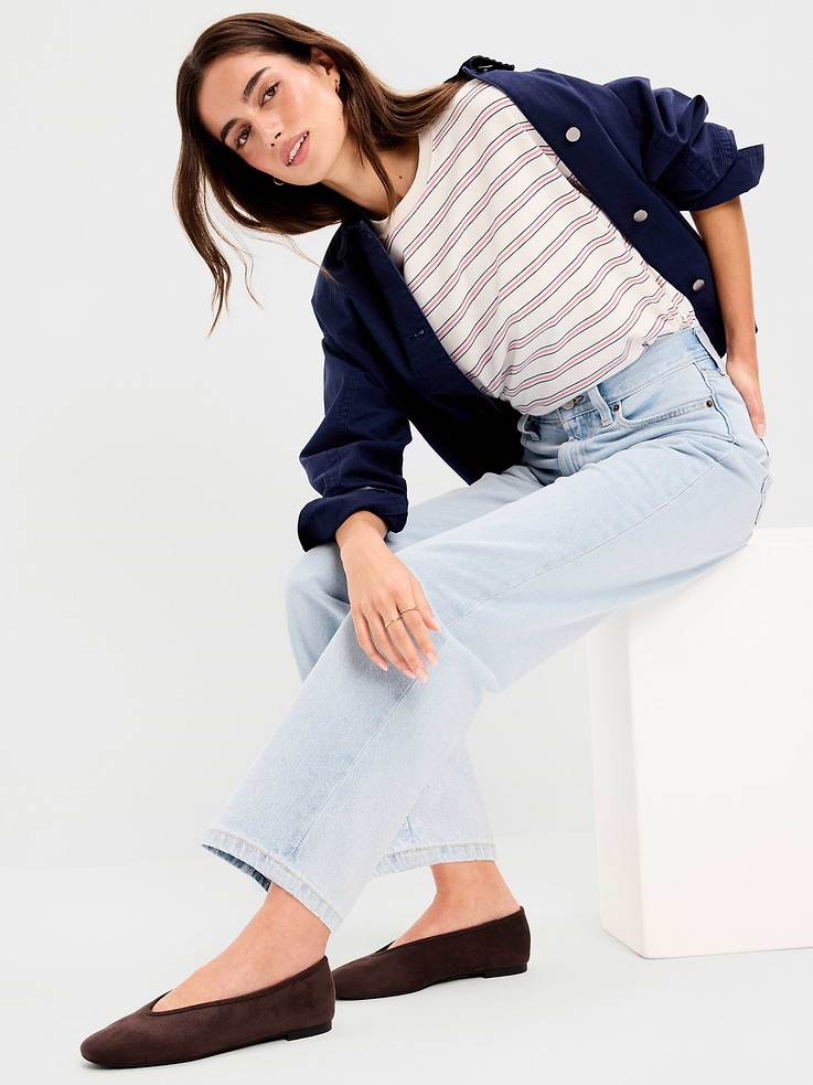 Image number 2 showing, V-Cut Ballet Flats