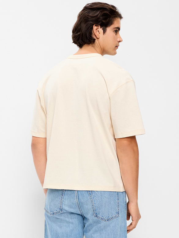 Garment-Dyed Heavyweight Cropped T-Shirt