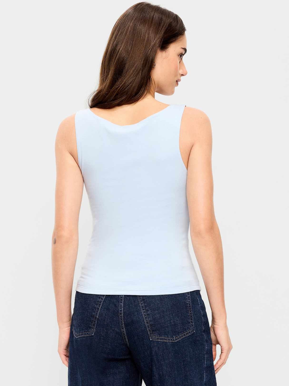 Hug Double-Layer Boatneck Top | Old Navy
