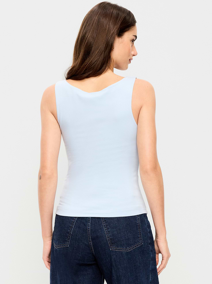 Image number 2 showing, Hug Double-Layer Boat-Neck Top