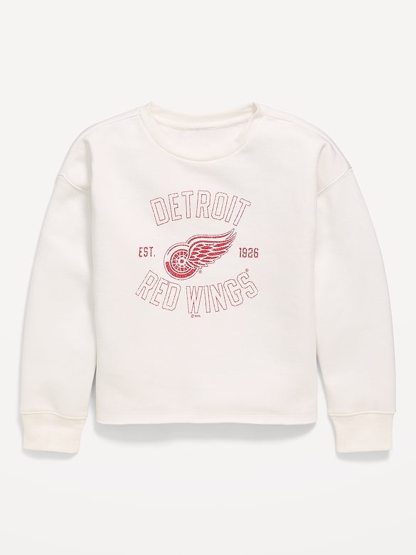 Chandail en coton ouaté à imprimé de la LNH pour fille