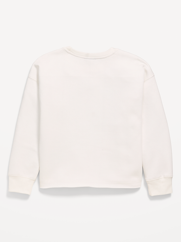 Chandail en coton ouaté à imprimé de la LNH pour fille