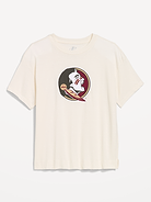 Image number 1 showing, College Crew-Neck T-Shirt for Women