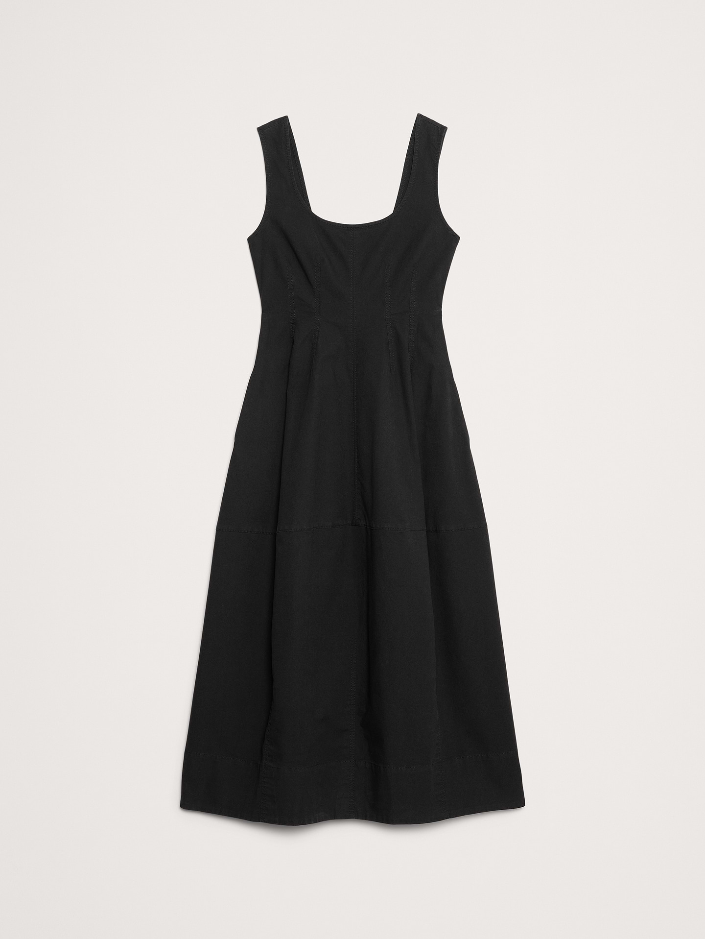 Image number 8 showing, Stretch-Cotton Barrel Midi Dress