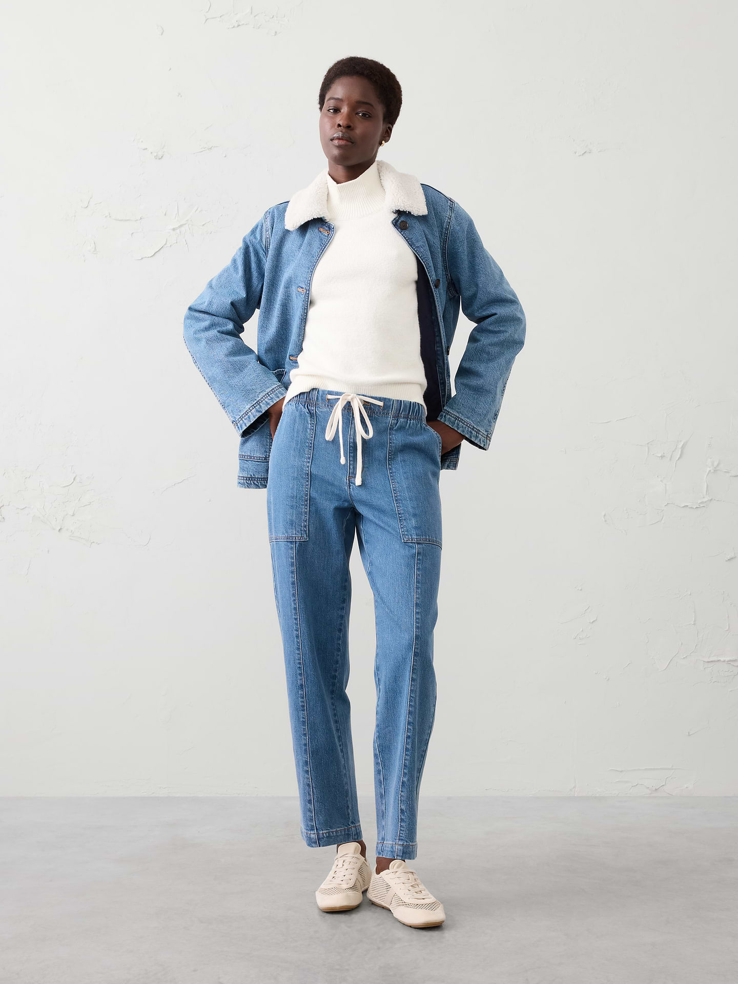 Image number 1 showing, Tapered Mid-Rise Jean