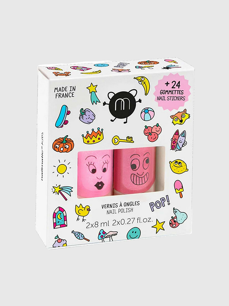 Image number 1 showing, Nailmatic Nailpolish and Nail Sticker Pop Set