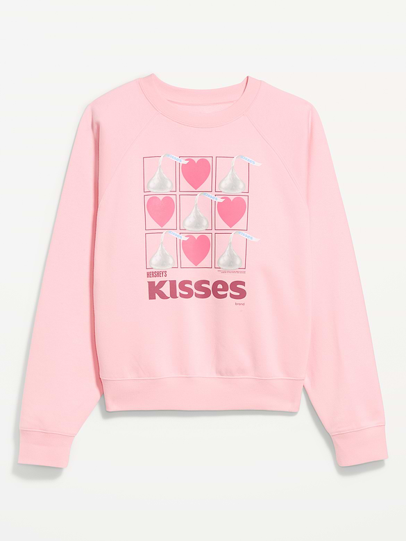 Oversized Raglan Graphic Sweatshirt