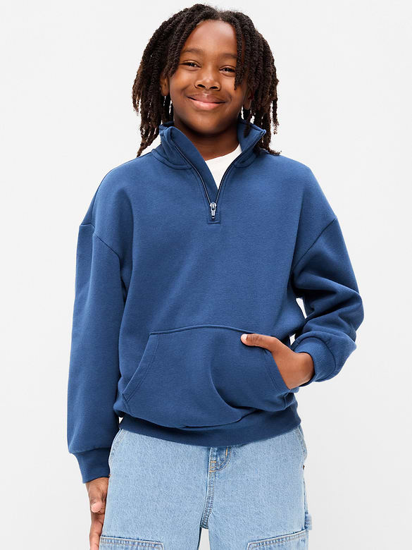 Favorite Fleece Oversized Quarter-Zip for Boys