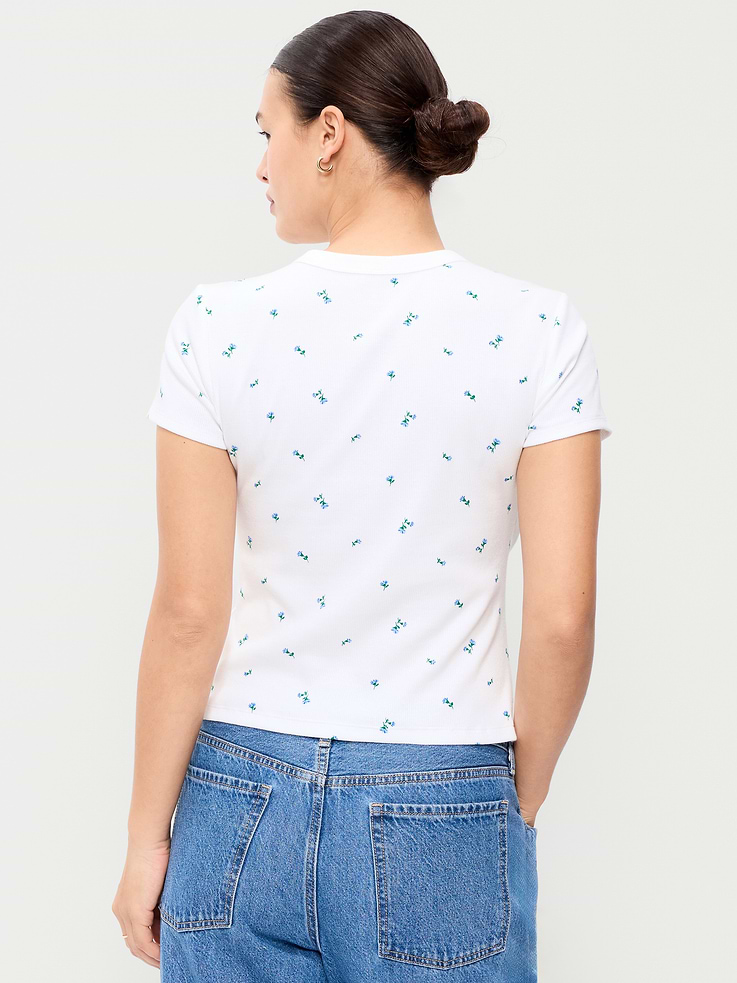 Image number 7 showing, Snug Crop T-Shirt