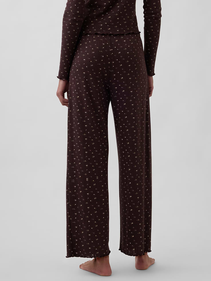 Image 4 of 6, Pointelle PJ Pants