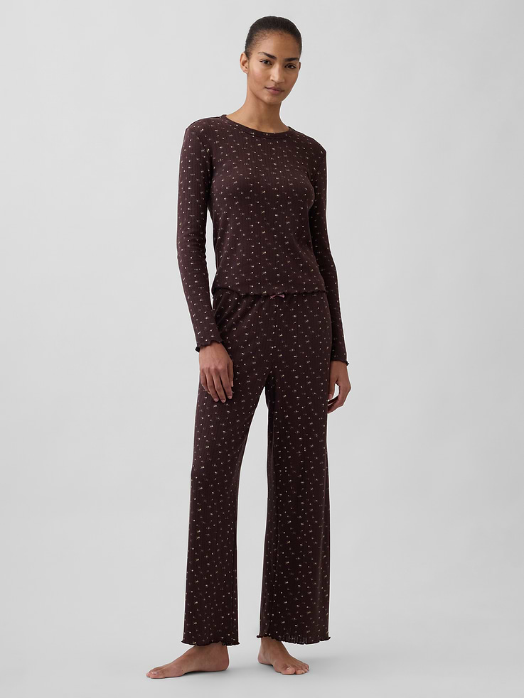 Image number 2 showing, Pointelle PJ Top