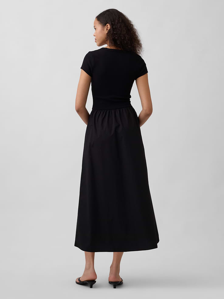 Image number 2 showing, Modern Mixed Media Maxi Dress