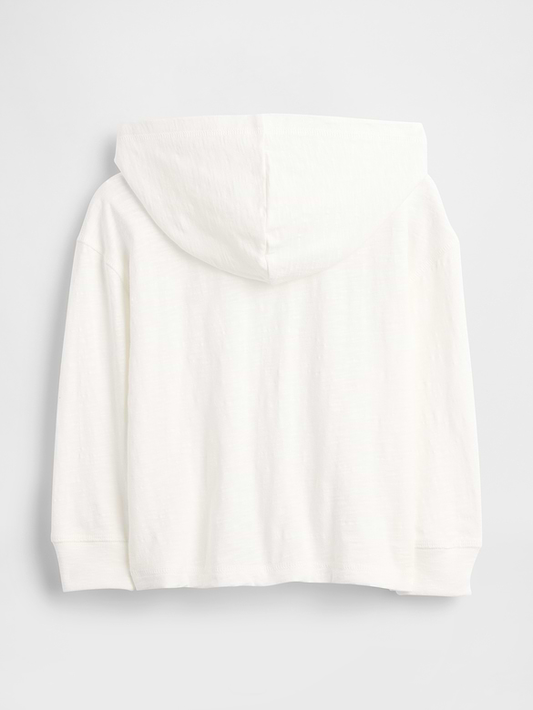Baby & Toddler Organic Cotton Hooded T-Shirt
