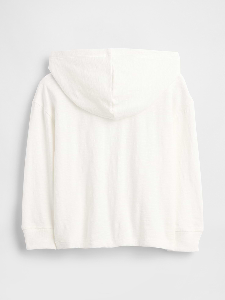 Image number 2 showing, Baby & Toddler Organic Cotton Hooded T-Shirt