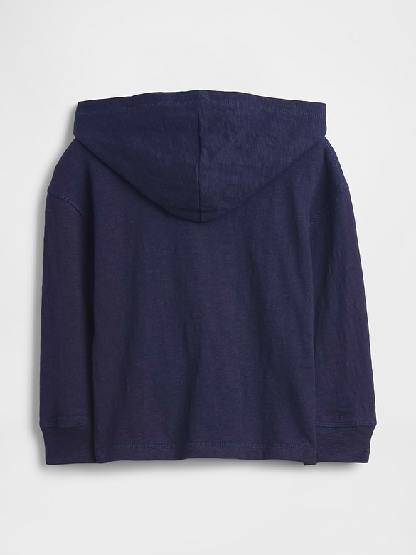 Baby & Toddler Organic Cotton Hooded T-Shirt