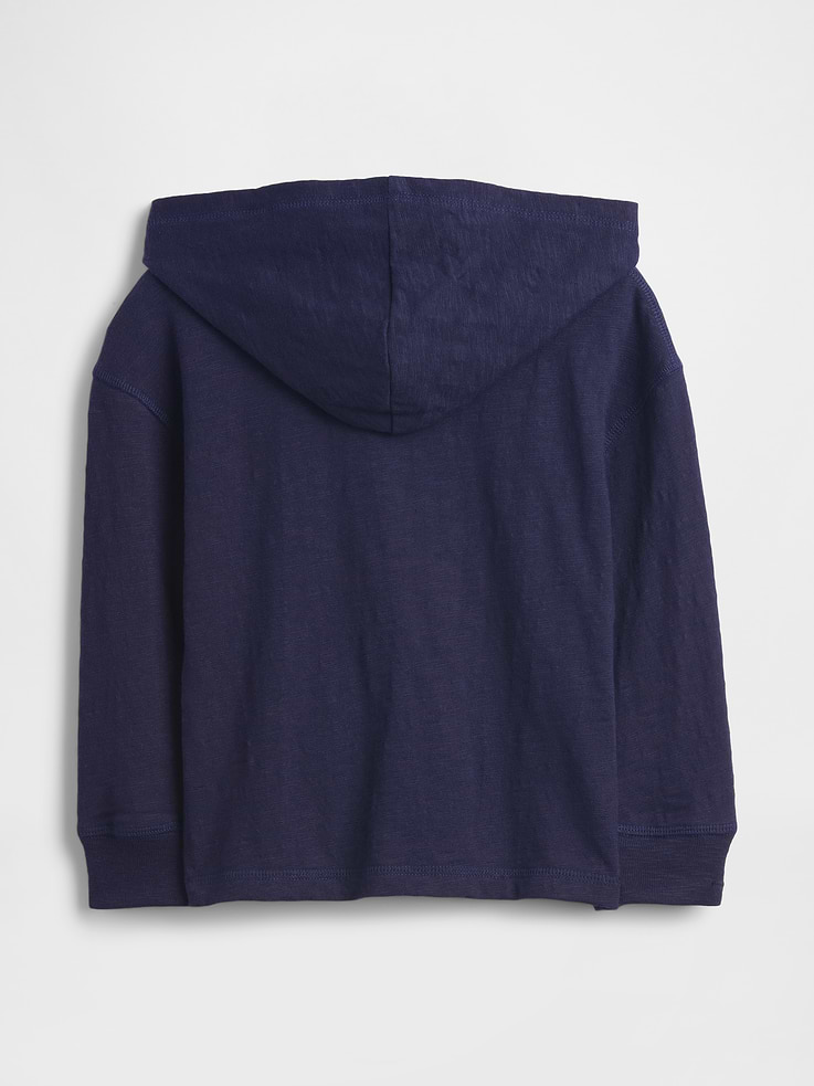 Image number 2 showing, Baby & Toddler Organic Cotton Hooded T-Shirt