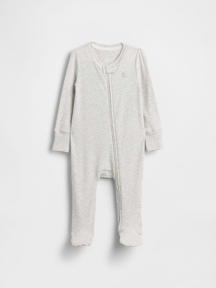 Image number 1 showing, Baby First Favorites TinyRib Footed One-Piece