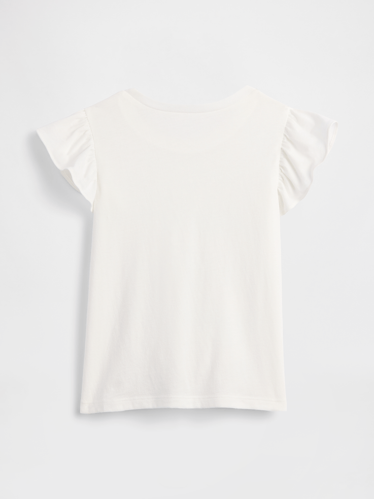 Image 2 of 3, babyGap Flutter Sleeve T-Shirt