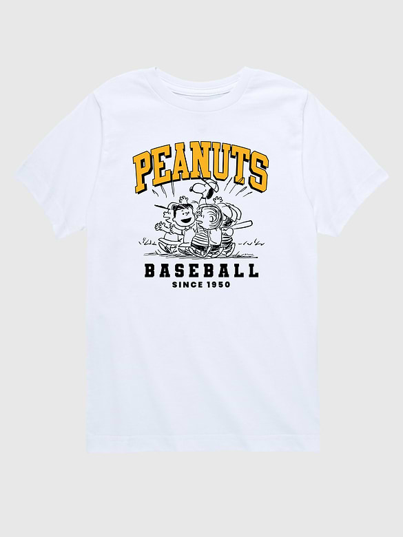 Toddler Peanuts Baseball Short Sleeve Tee