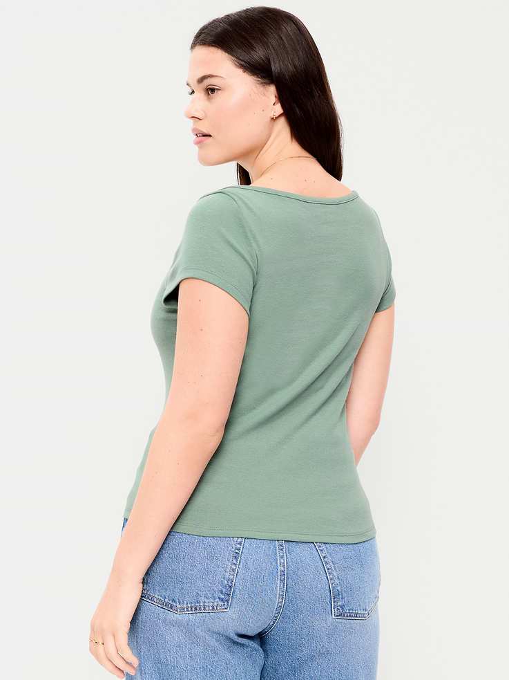 Image number 7 showing, Snug Boatneck T-Shirt