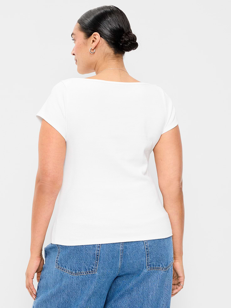 Image number 9 showing, Snug Boatneck T-Shirt