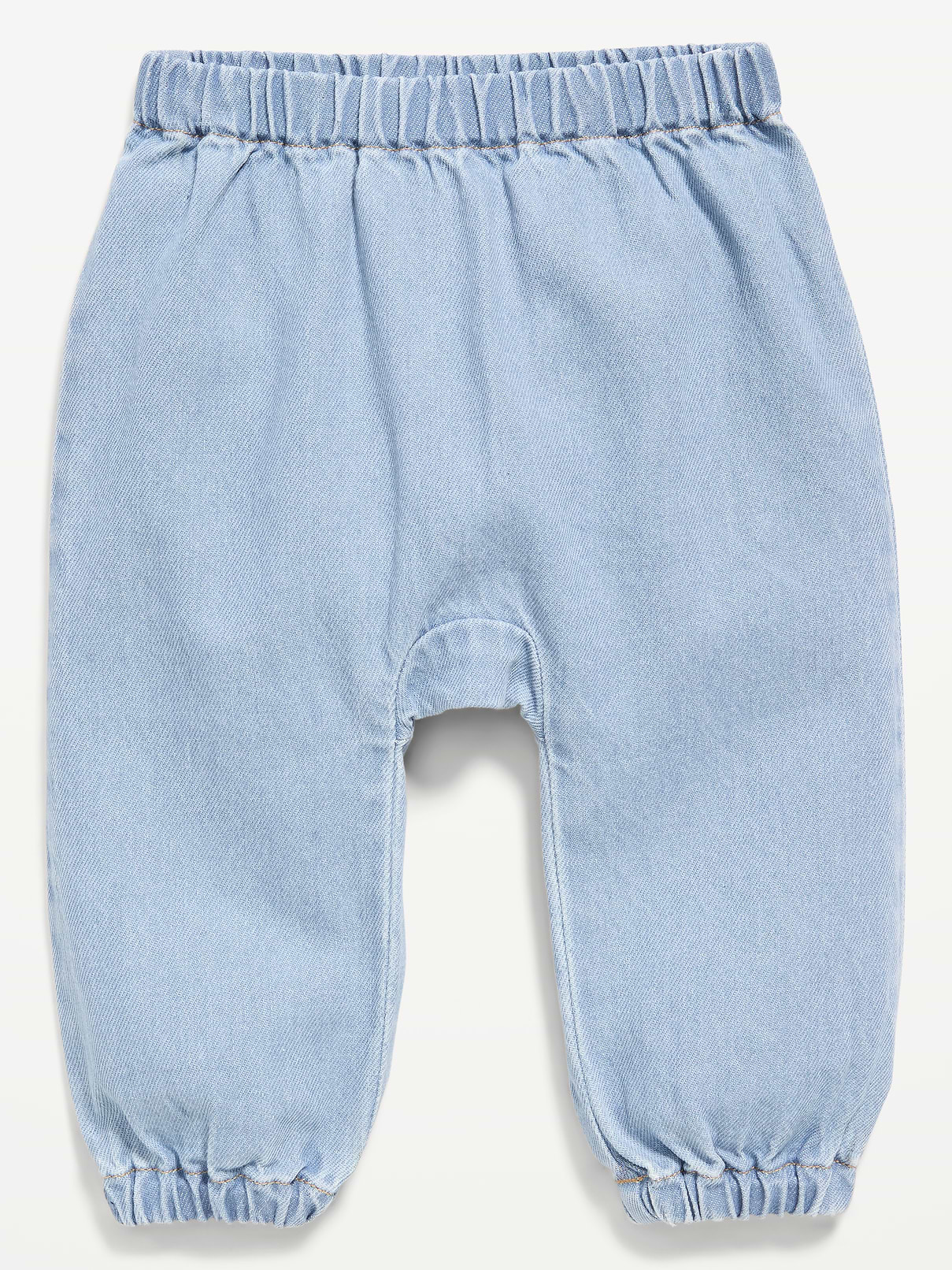 L'image numéro 1 présente Pantalon en chambray pour bébé