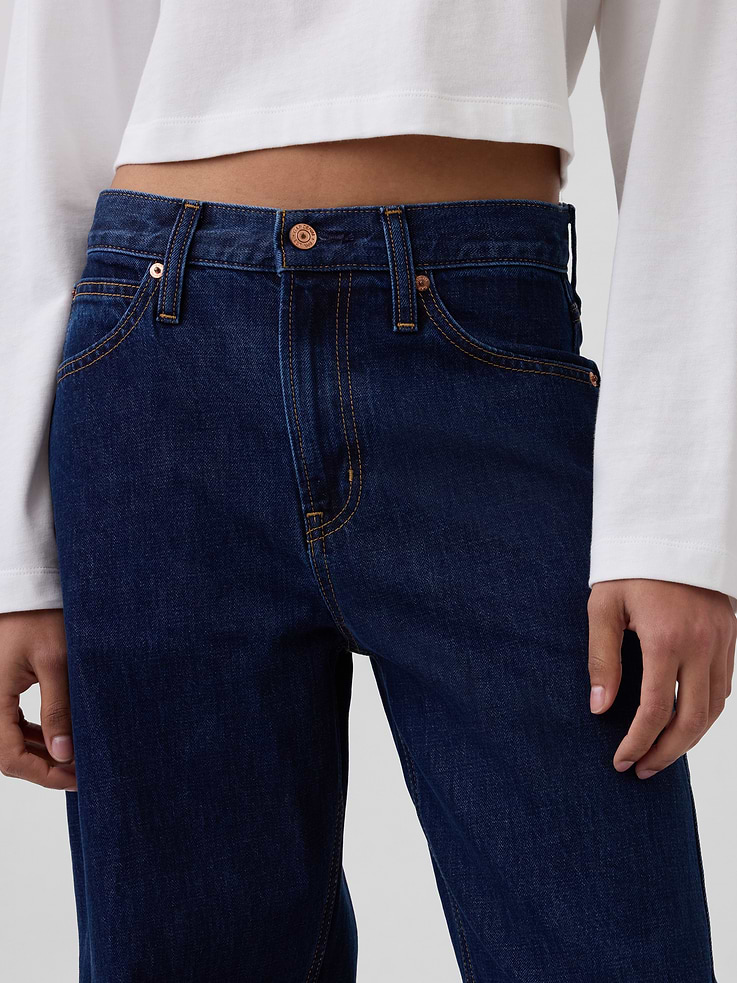 Image number 6 showing, High Rise Barrel Jeans