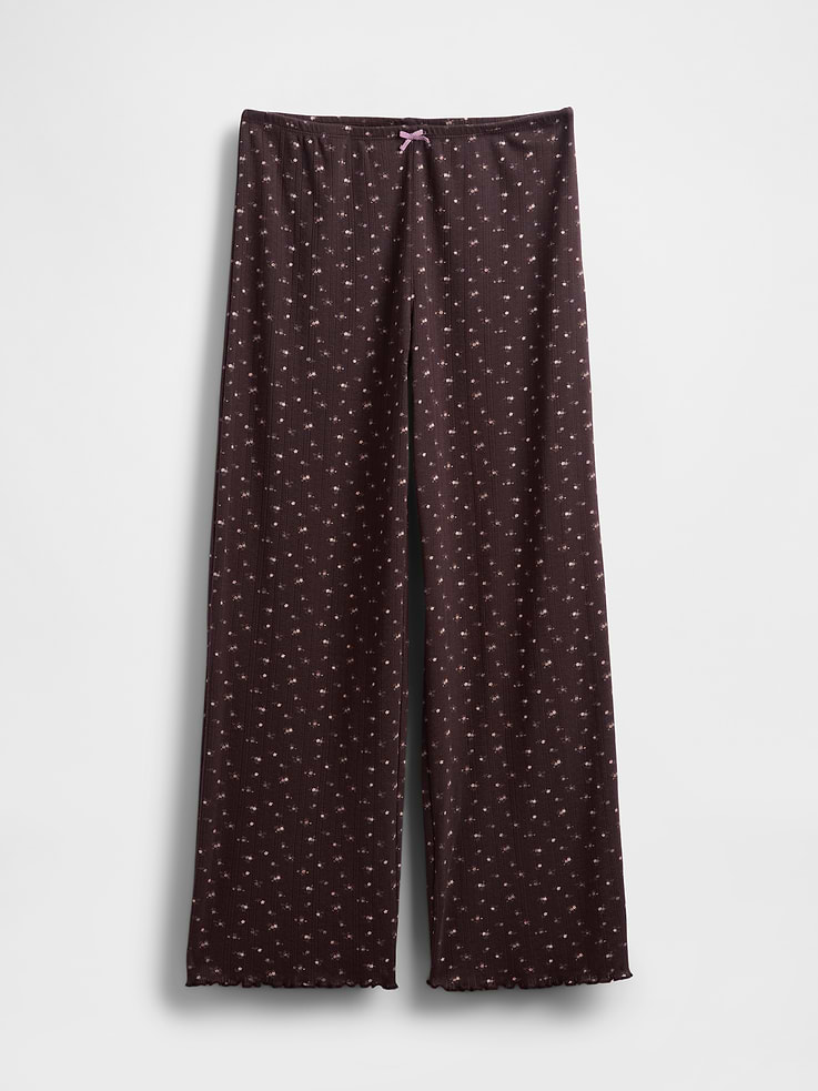 Image 6 of 6, Pointelle PJ Pants