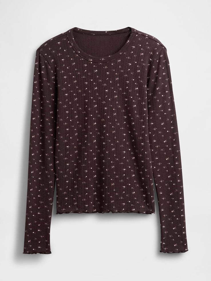 Image number 5 showing, Pointelle PJ Top
