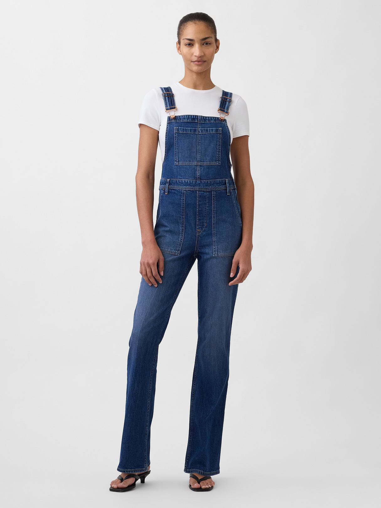 Long & Lean Overalls - Dark wash by Gap