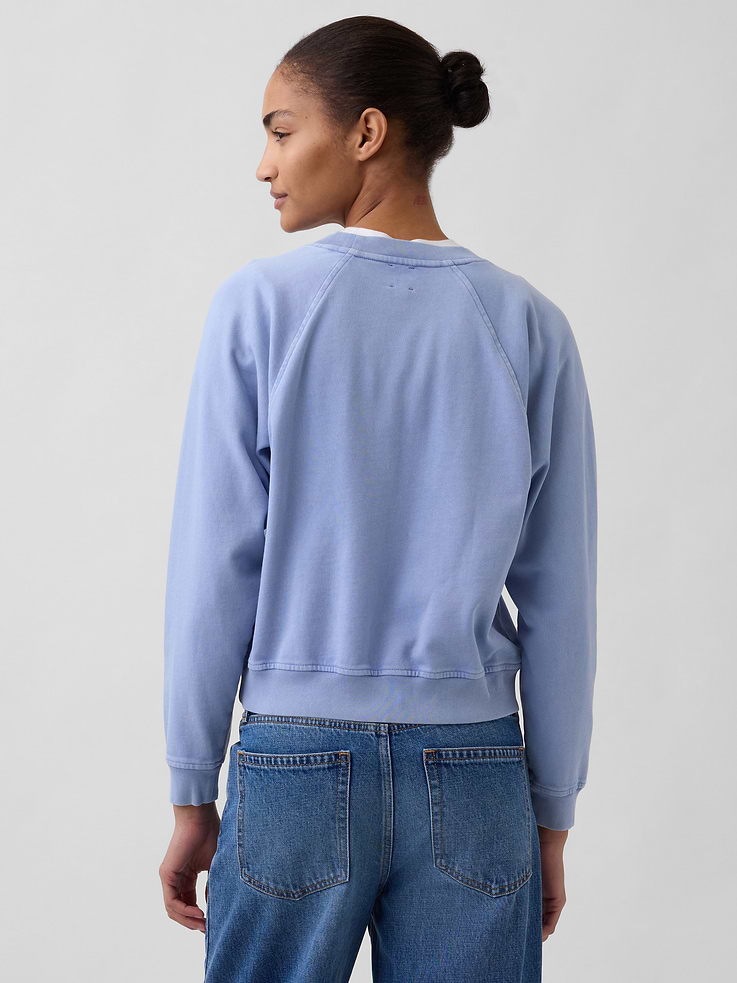Image number 3 showing, VintageSoft Terry Raglan Sweatshirt