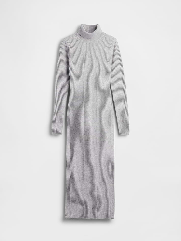L'image numéro 5 présente Robe-chandail longue à col roulé Effet cachemire
