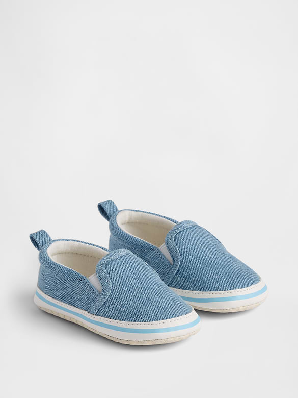Baby Slip-On Denim Sneakers