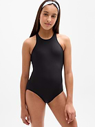 Image number 1 showing, Athleta Girl High Neck One Piece