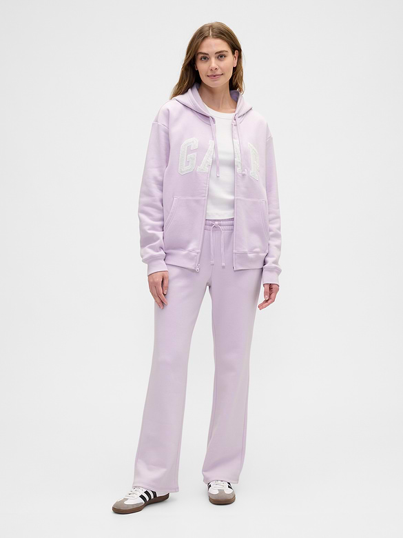 Relaxed Gap Logo Zip Hoodie