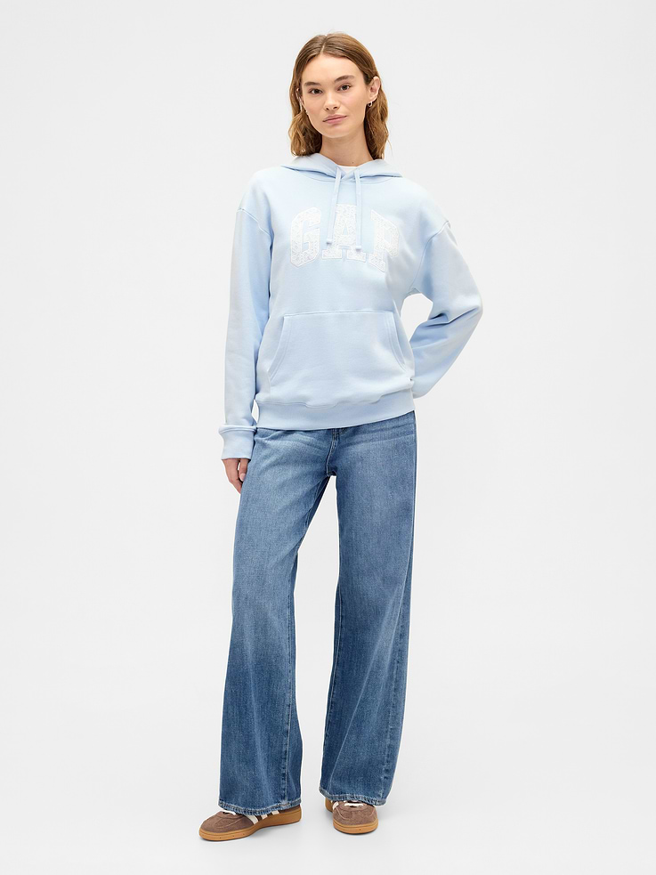 Image 3 of 5, Relaxed Gap Logo Hoodie