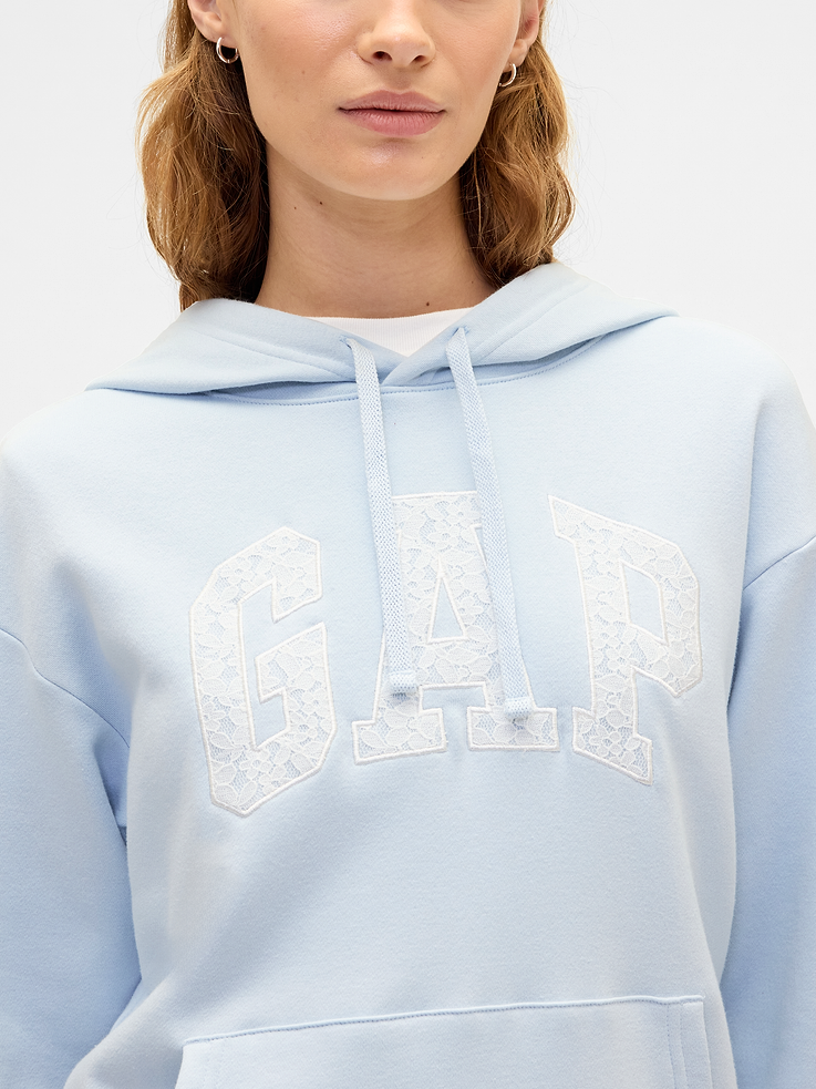 Image 4 of 5, Relaxed Gap Logo Hoodie
