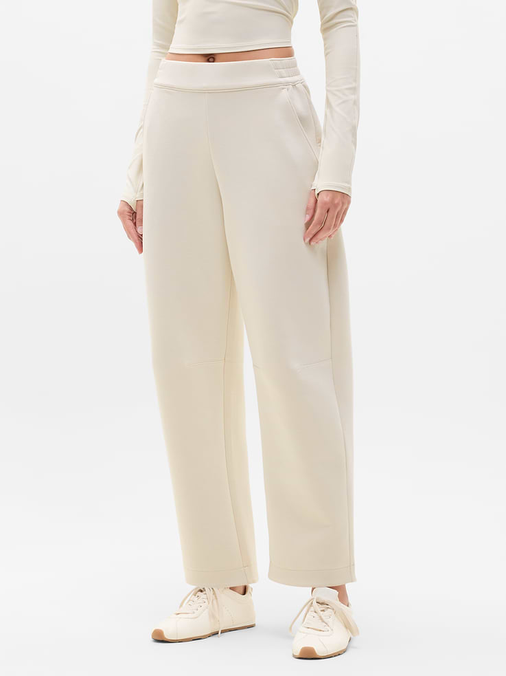 Image number 1 showing, Form Knit Mid Rise Barrel Pant