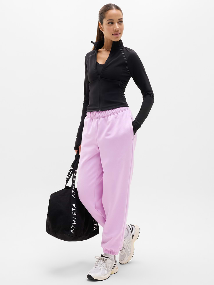 Image 2 of 5, Forever Fleece High Rise Jogger