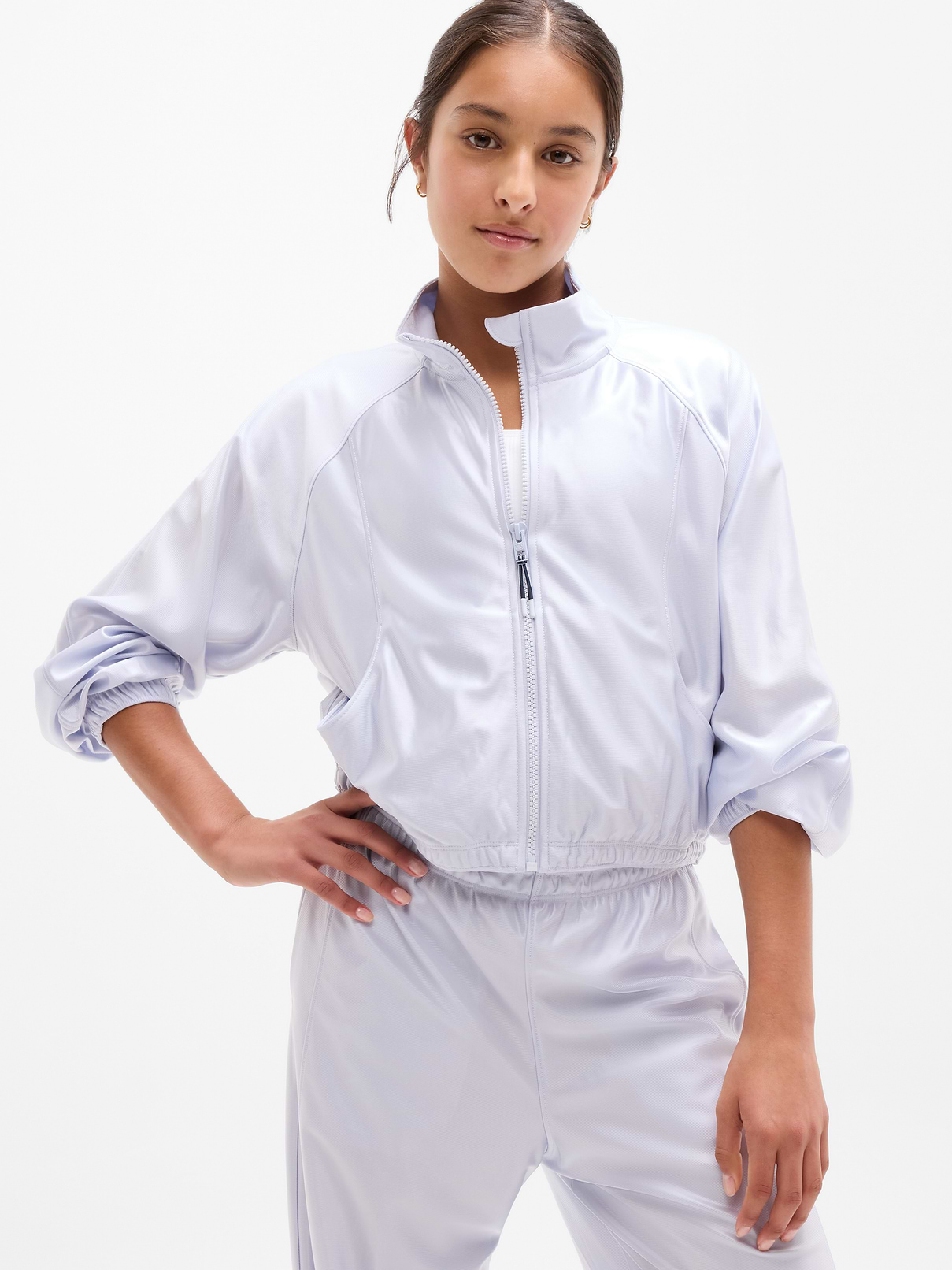 Athleta Girl Shine On Track Jacket